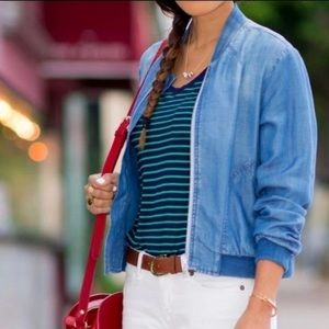 Cloth & Stone Chambray Denim Jacket